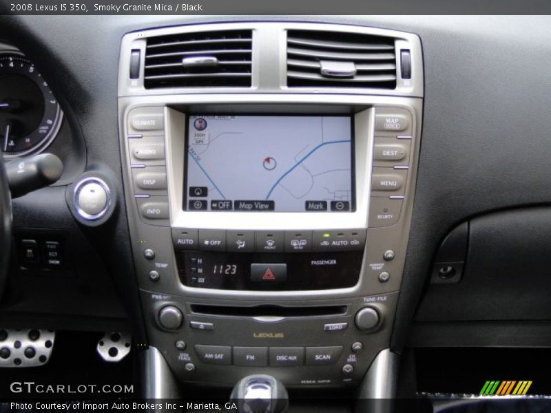 Smoky Granite Mica / Black 2008 Lexus IS 350