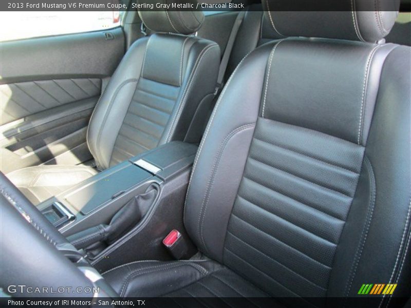 Sterling Gray Metallic / Charcoal Black 2013 Ford Mustang V6 Premium Coupe