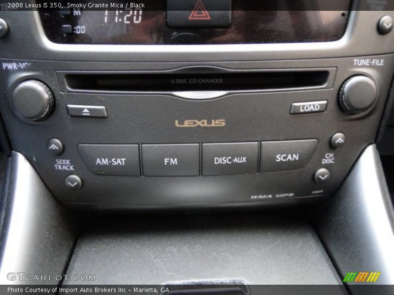Smoky Granite Mica / Black 2008 Lexus IS 350