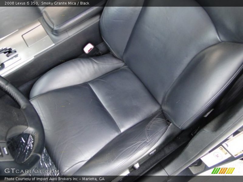 Smoky Granite Mica / Black 2008 Lexus IS 350