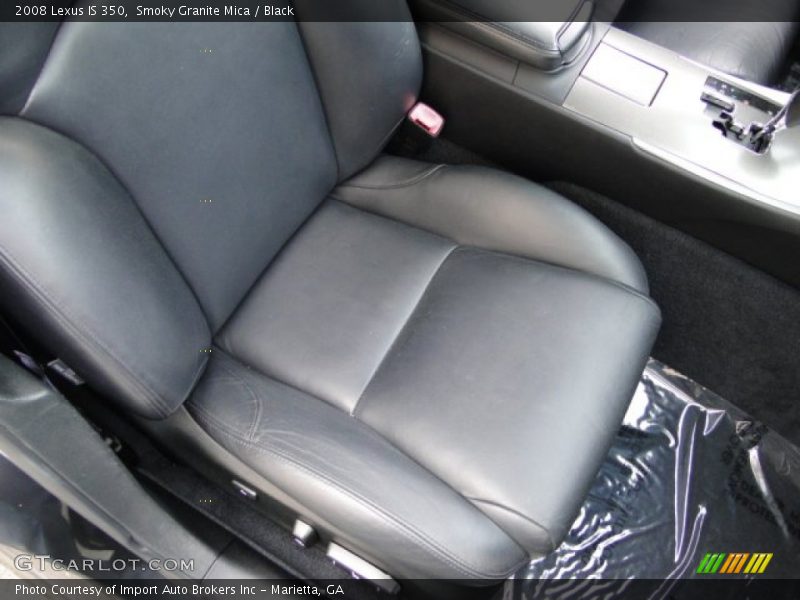 Smoky Granite Mica / Black 2008 Lexus IS 350
