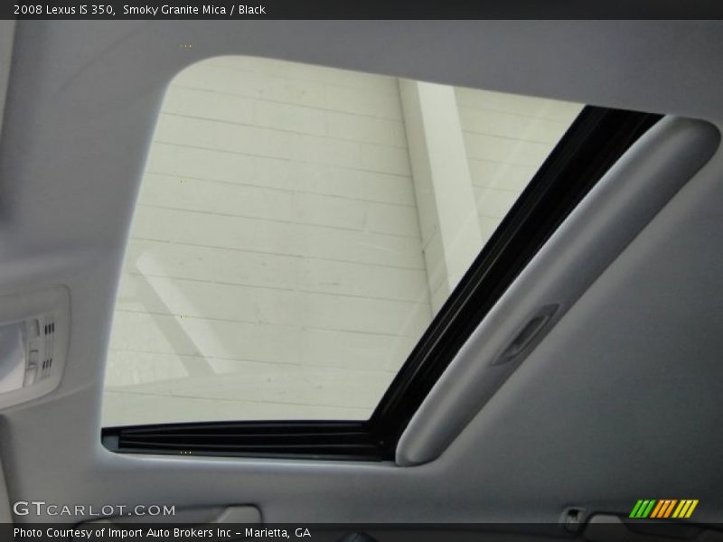 Smoky Granite Mica / Black 2008 Lexus IS 350