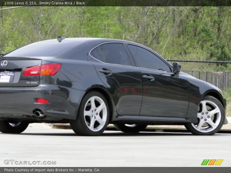 Smoky Granite Mica / Black 2008 Lexus IS 350