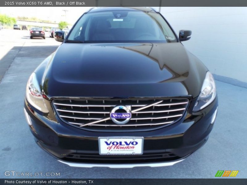 Black / Off Black 2015 Volvo XC60 T6 AWD