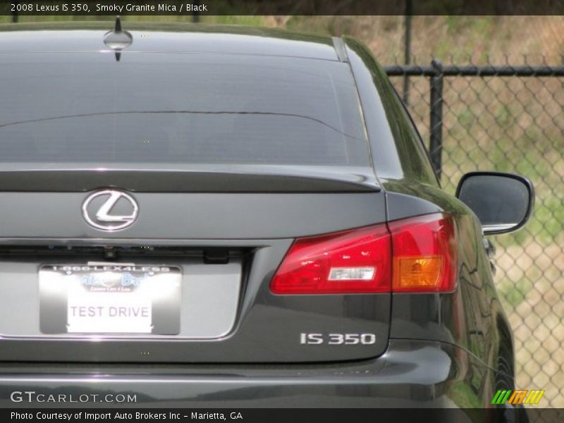 Smoky Granite Mica / Black 2008 Lexus IS 350