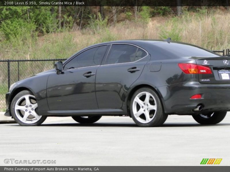 Smoky Granite Mica / Black 2008 Lexus IS 350
