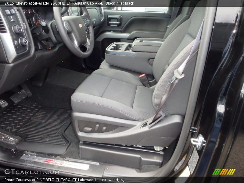  2015 Silverado 2500HD LT Regular Cab 4x4 Jet Black Interior