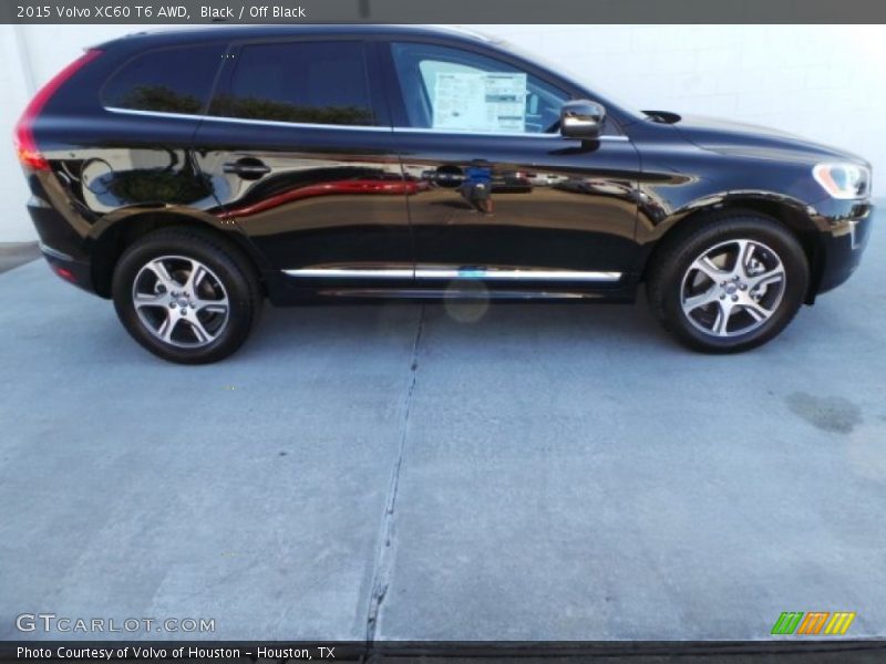 Black / Off Black 2015 Volvo XC60 T6 AWD