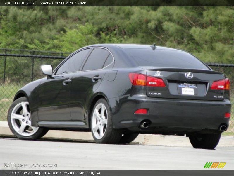 Smoky Granite Mica / Black 2008 Lexus IS 350
