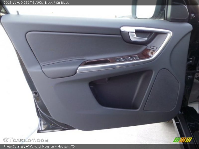 Black / Off Black 2015 Volvo XC60 T6 AWD