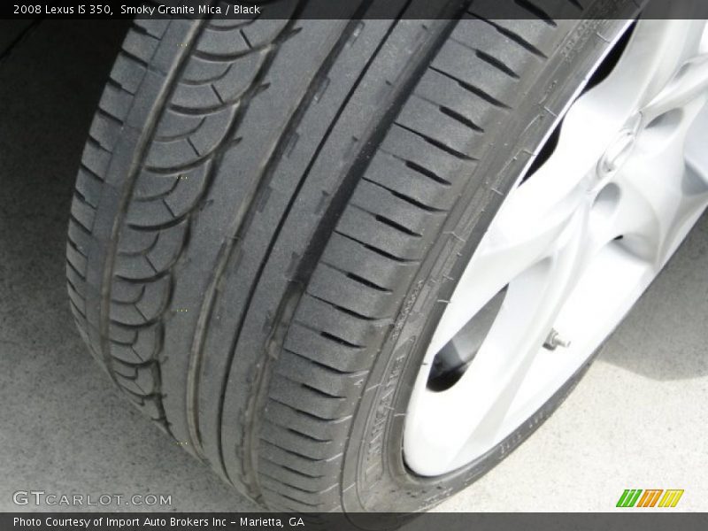 Smoky Granite Mica / Black 2008 Lexus IS 350