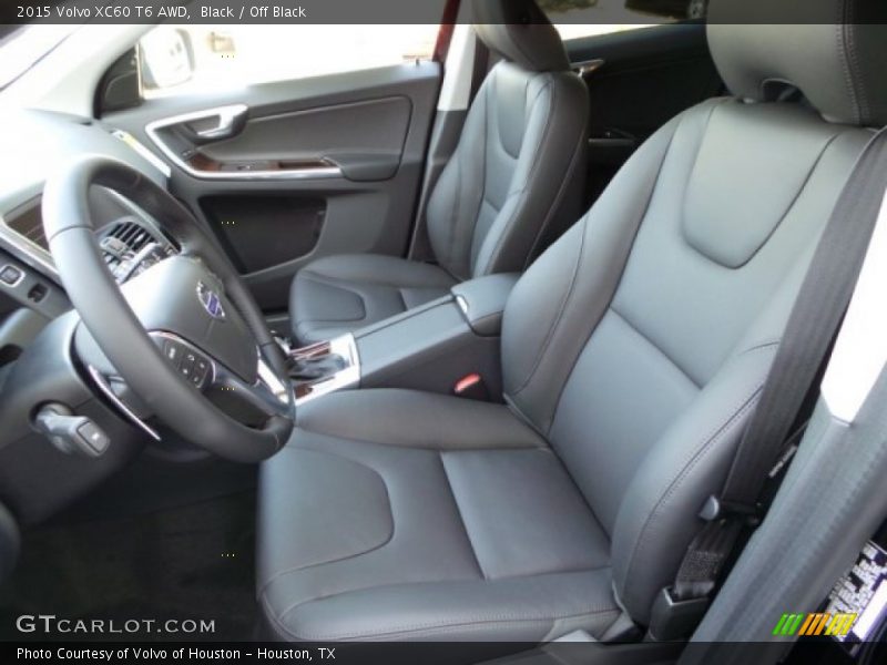 Black / Off Black 2015 Volvo XC60 T6 AWD