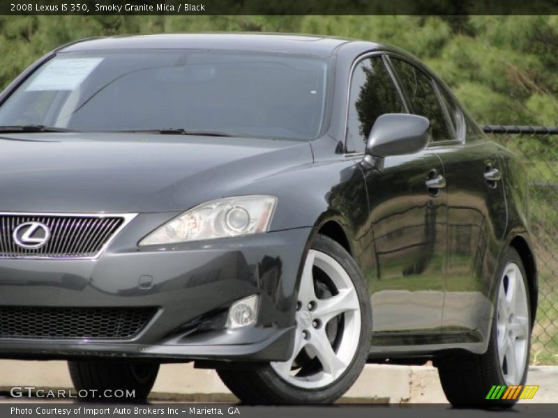 Smoky Granite Mica / Black 2008 Lexus IS 350