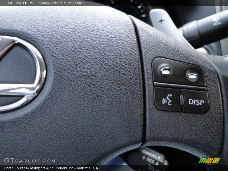 Smoky Granite Mica / Black 2008 Lexus IS 350