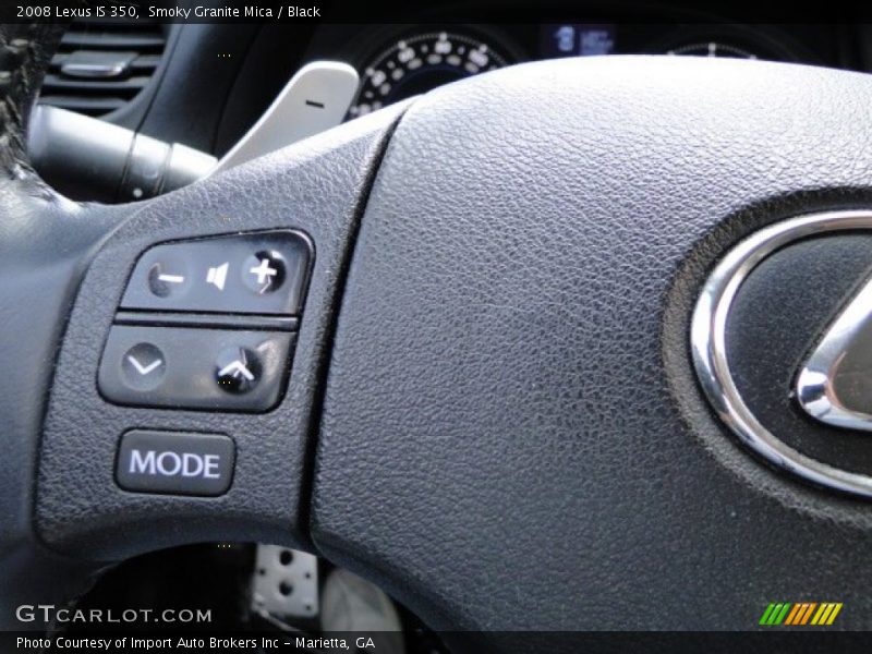 Smoky Granite Mica / Black 2008 Lexus IS 350