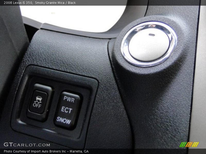 Smoky Granite Mica / Black 2008 Lexus IS 350