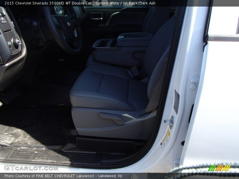 Summit White / Jet Black/Dark Ash 2015 Chevrolet Silverado 3500HD WT Double Cab
