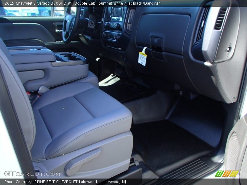 Summit White / Jet Black/Dark Ash 2015 Chevrolet Silverado 3500HD WT Double Cab