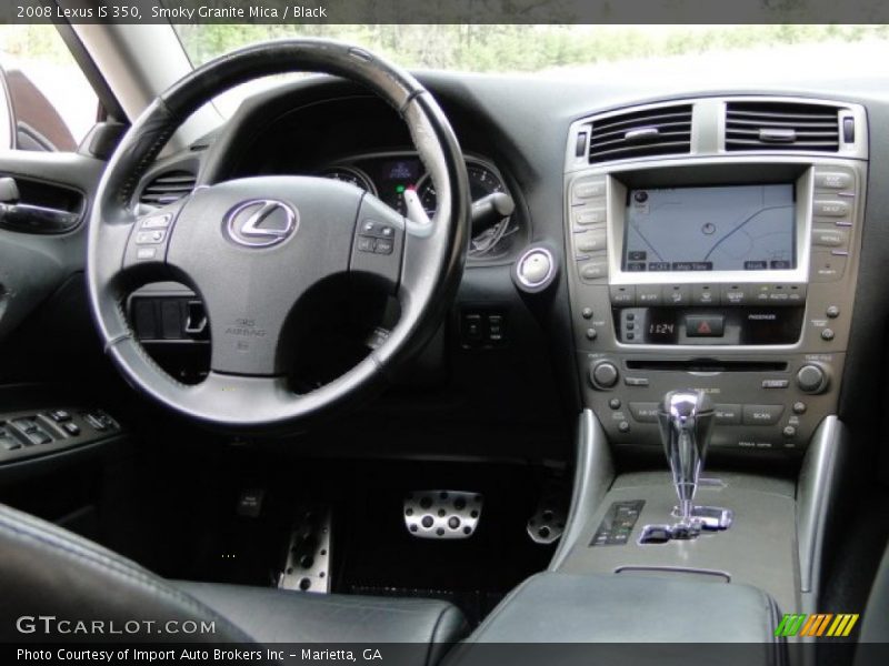 Smoky Granite Mica / Black 2008 Lexus IS 350