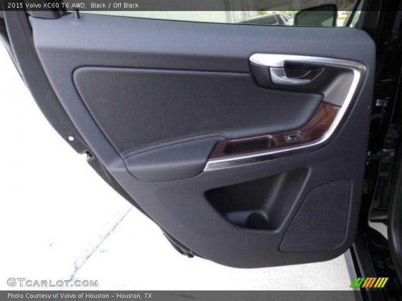 Black / Off Black 2015 Volvo XC60 T6 AWD