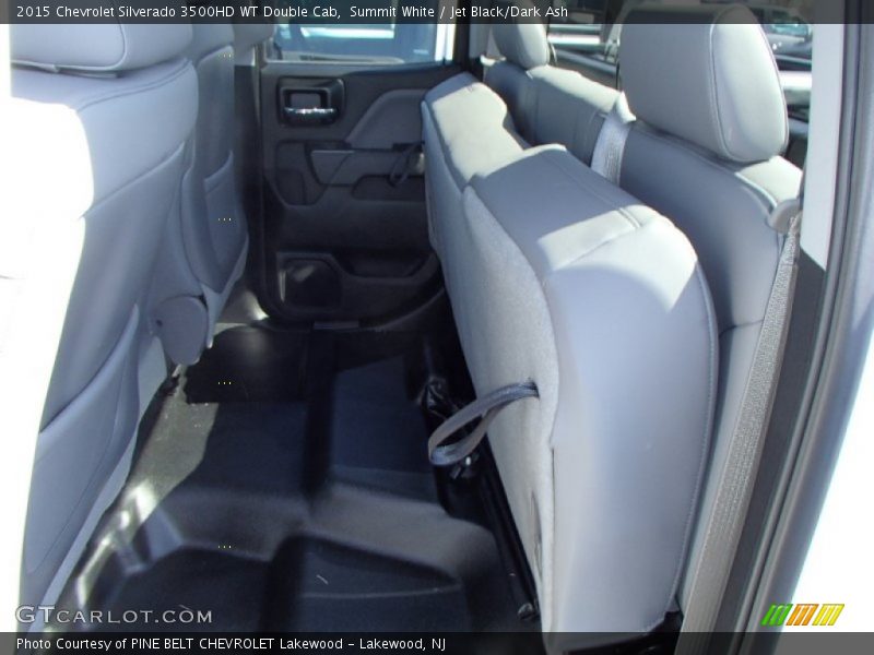 Summit White / Jet Black/Dark Ash 2015 Chevrolet Silverado 3500HD WT Double Cab