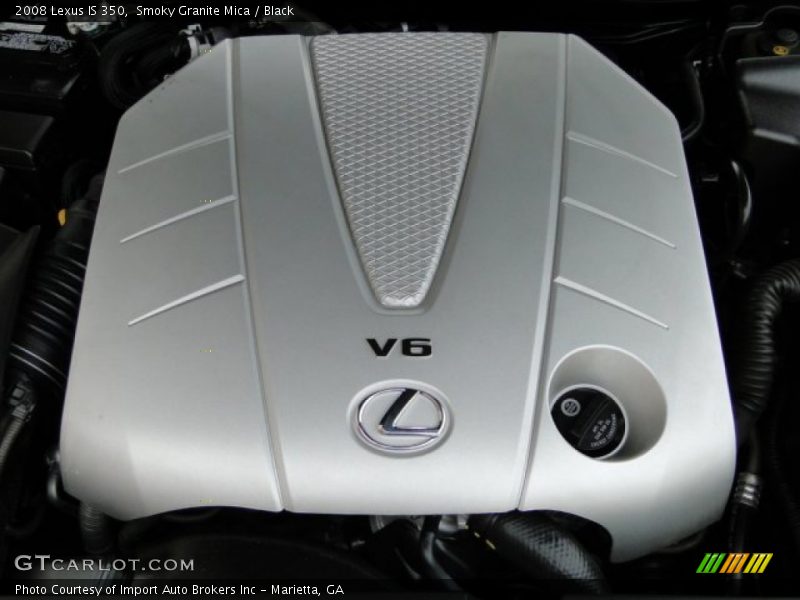 Smoky Granite Mica / Black 2008 Lexus IS 350