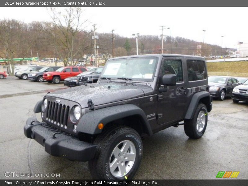 Granite Metallic / Black 2014 Jeep Wrangler Sport 4x4