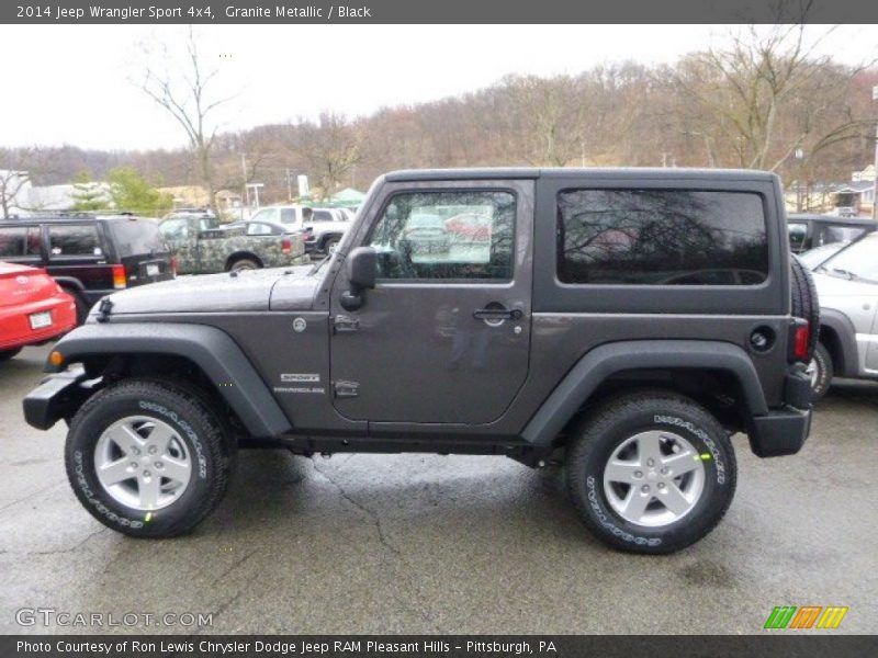 Granite Metallic / Black 2014 Jeep Wrangler Sport 4x4