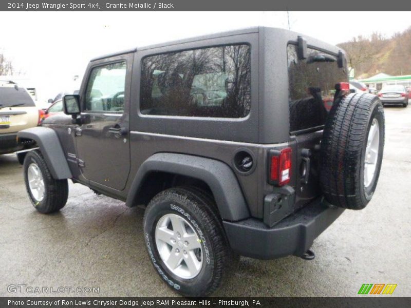 Granite Metallic / Black 2014 Jeep Wrangler Sport 4x4