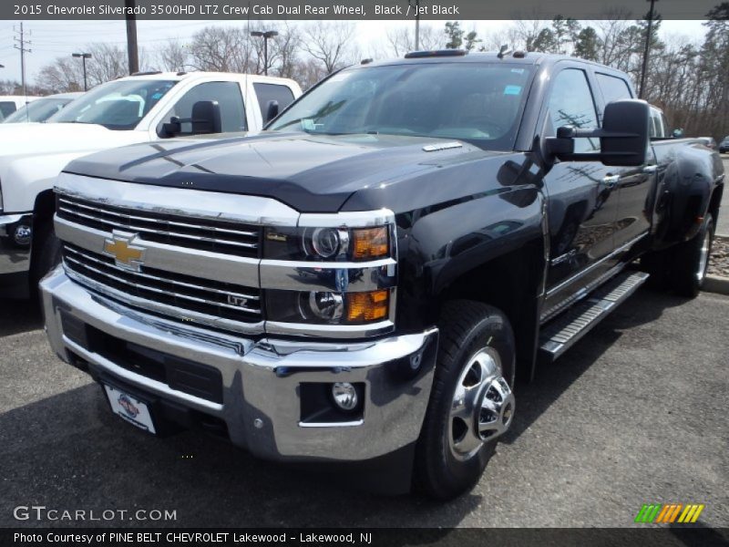 Black / Jet Black 2015 Chevrolet Silverado 3500HD LTZ Crew Cab Dual Rear Wheel