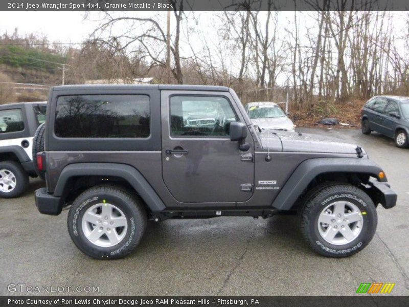 Granite Metallic / Black 2014 Jeep Wrangler Sport 4x4