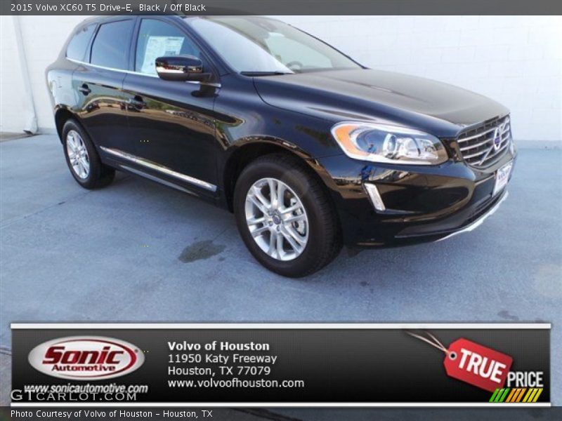 Black / Off Black 2015 Volvo XC60 T5 Drive-E