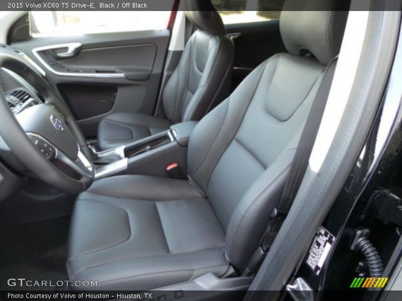 Front Seat of 2015 XC60 T5 Drive-E