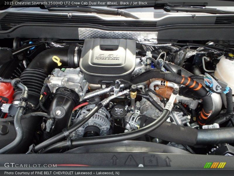  2015 Silverado 3500HD LTZ Crew Cab Dual Rear Wheel Engine - 6.6 Liter OHV 32-Valve Duramax Turbo-Diesel V8
