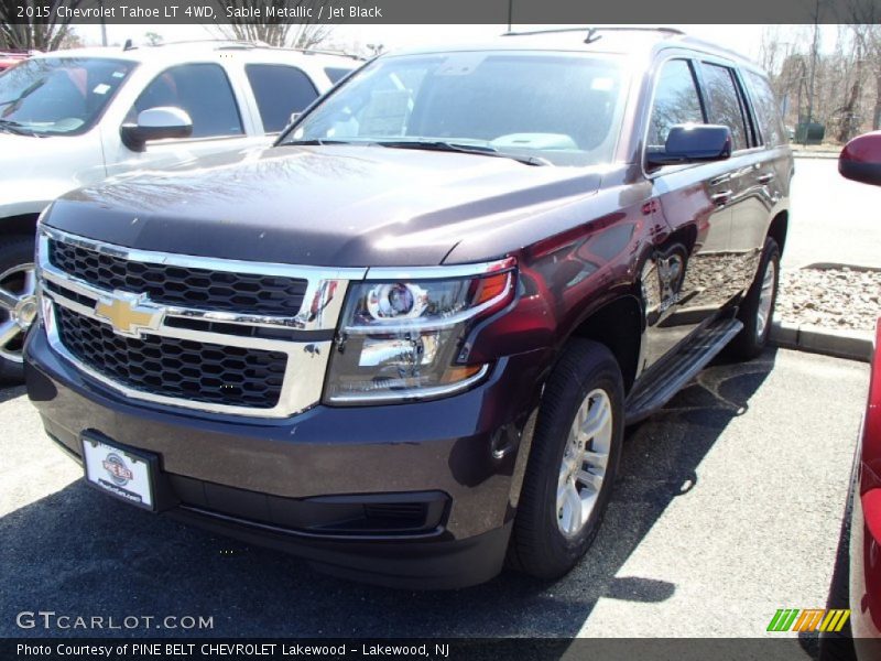 Sable Metallic / Jet Black 2015 Chevrolet Tahoe LT 4WD