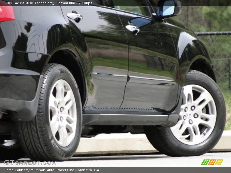 Formal Black / Taupe 2008 Acura MDX Technology