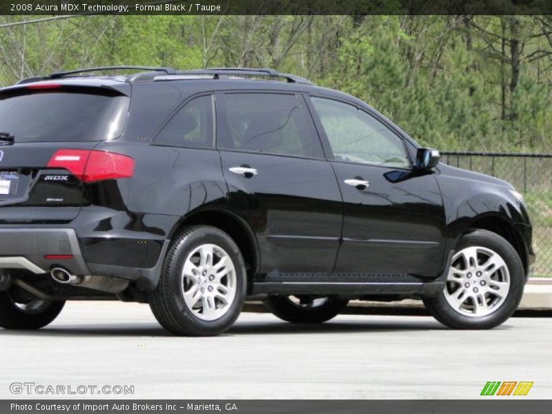 Formal Black / Taupe 2008 Acura MDX Technology