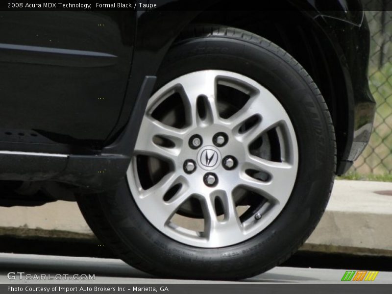 Formal Black / Taupe 2008 Acura MDX Technology