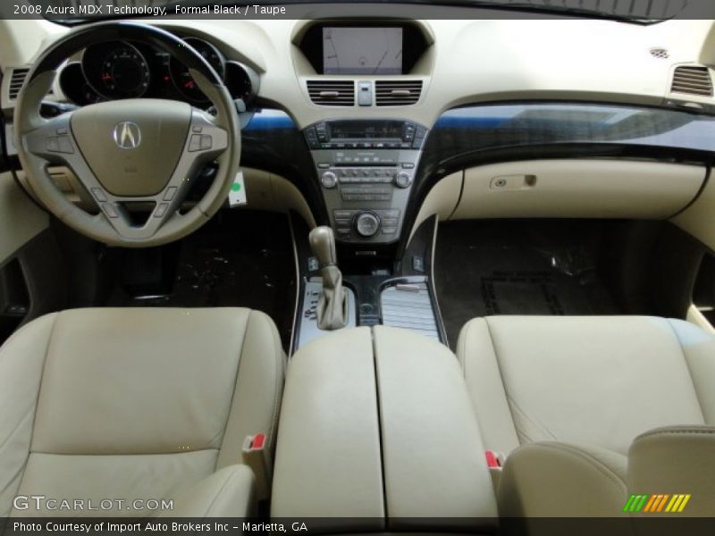 Formal Black / Taupe 2008 Acura MDX Technology