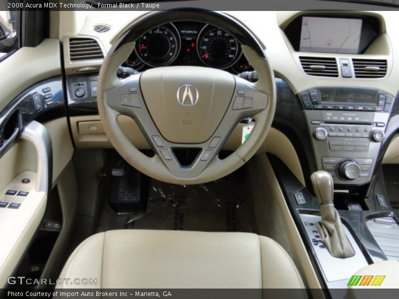 Formal Black / Taupe 2008 Acura MDX Technology