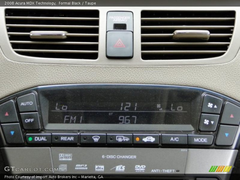 Formal Black / Taupe 2008 Acura MDX Technology