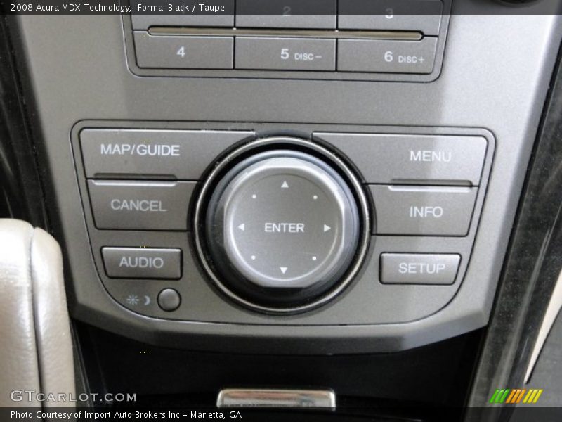 Formal Black / Taupe 2008 Acura MDX Technology
