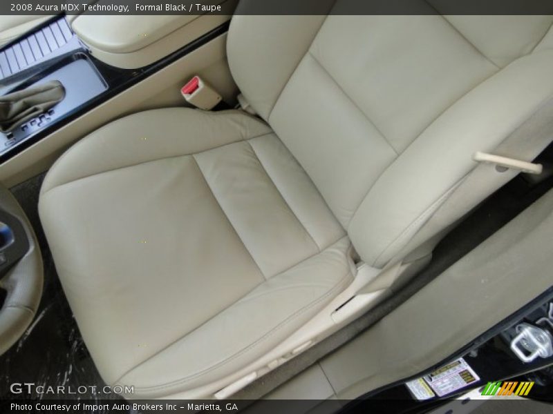 Formal Black / Taupe 2008 Acura MDX Technology