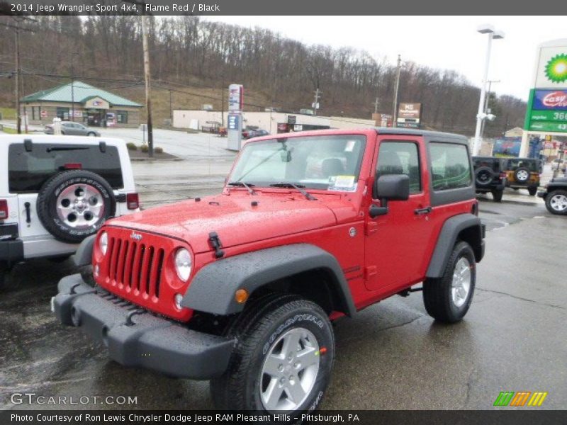 Flame Red / Black 2014 Jeep Wrangler Sport 4x4