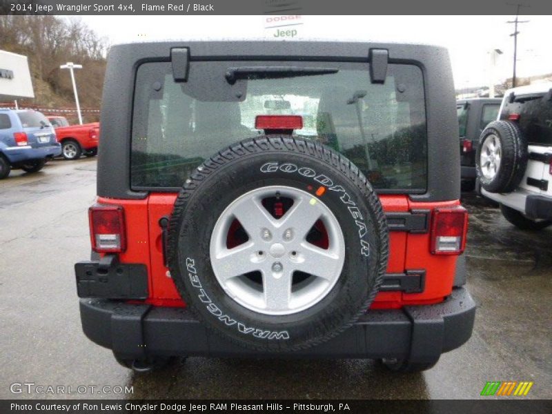 Flame Red / Black 2014 Jeep Wrangler Sport 4x4