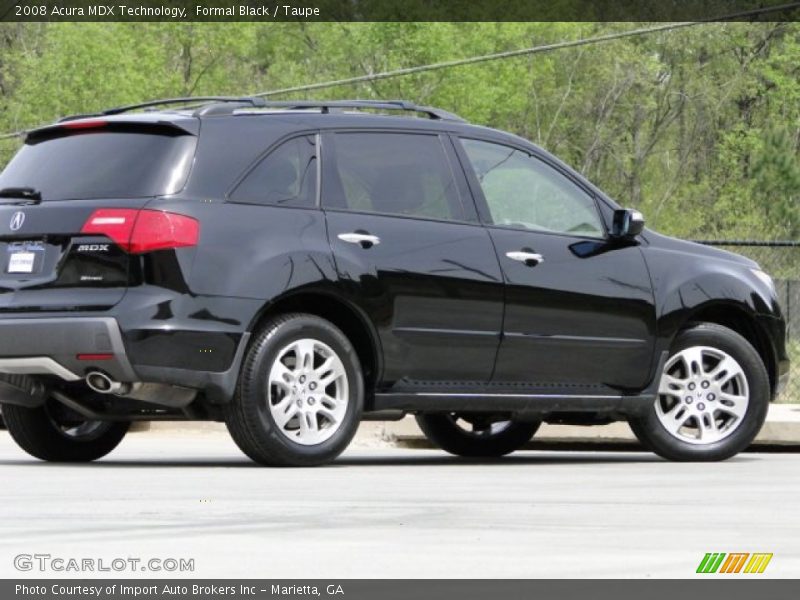 Formal Black / Taupe 2008 Acura MDX Technology