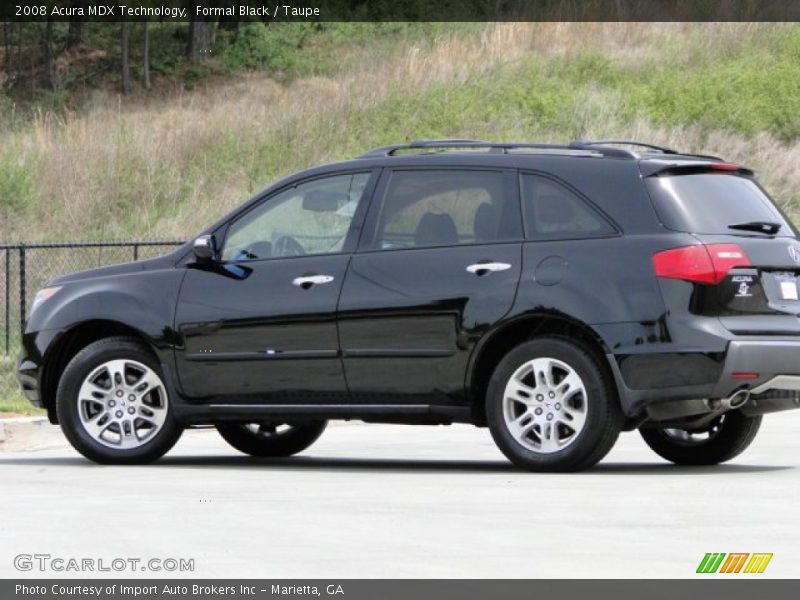 Formal Black / Taupe 2008 Acura MDX Technology
