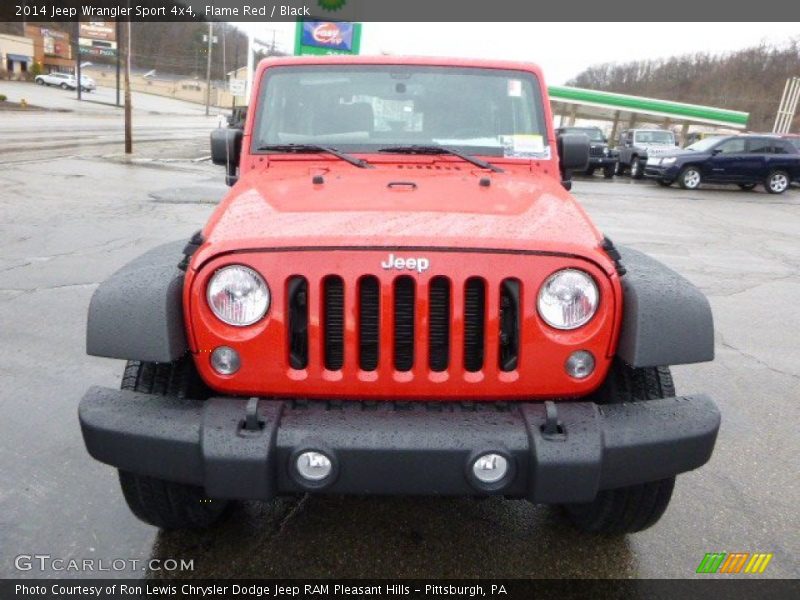 Flame Red / Black 2014 Jeep Wrangler Sport 4x4