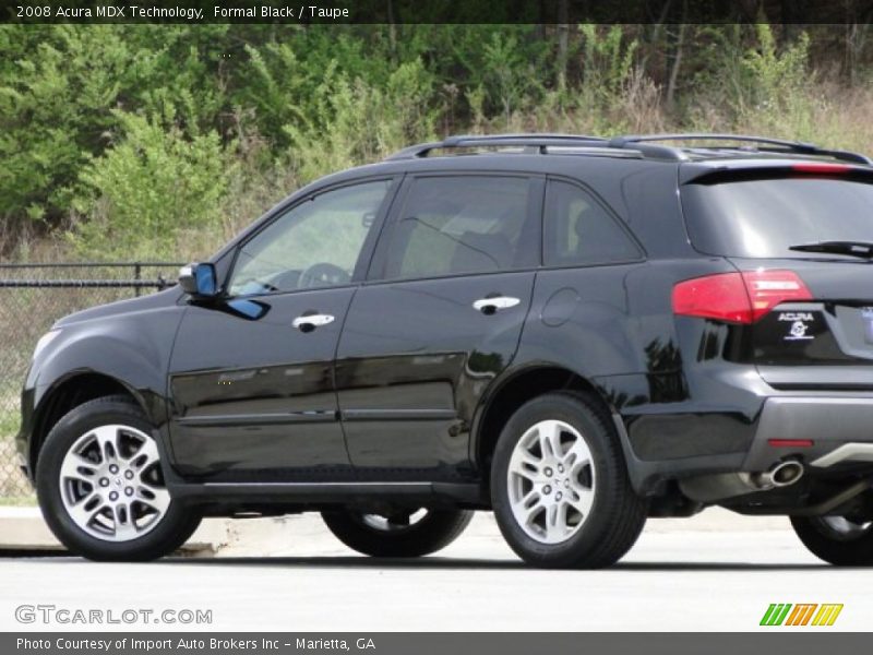 Formal Black / Taupe 2008 Acura MDX Technology