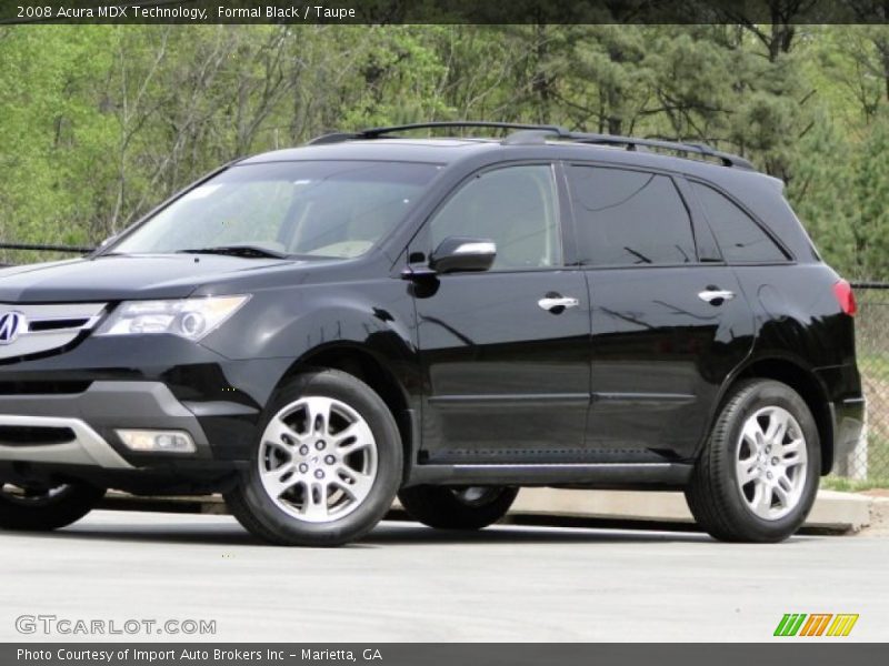 Formal Black / Taupe 2008 Acura MDX Technology